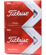 Titleist Tru Feel White 2x Dozen Golf Balls New 24 Total 2 Packs - £34.81 GBP