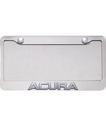 Acura 3D Chrome Script Stainless Steel License Frame. - $29.00