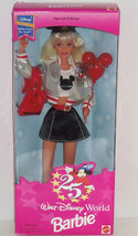 Walt Disney World Barbie Doll Special Edition Mickey Mouse 1996 25th Anniversary - £47.14 GBP