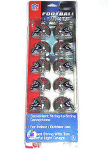 Tampa Bay Buccaneers Party Lights Helmets NFL Football Holiday Man Cave - £23.66 GBP