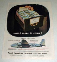 1944 WWII North American Aviation Ad - B-25 Mitchell - £14.78 GBP
