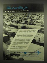 1956 Republic Aviation Ad - No Time for Second Guessing - £14.30 GBP