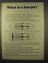 1963 American Airlines Ad - What is a Fan-Jet? - £14.51 GBP