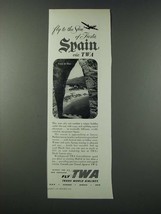1952 TWA Trans World Airlines Ad - Fly to the Sun of Fiesta - £14.48 GBP
