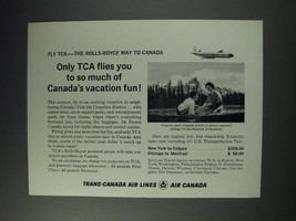 1963 TCA Trans-Canada Air Lines Ad - Fly TCA - the Rolls-Royce way to Canada  - £14.55 GBP