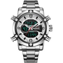 WEIDE Men&#39;s Wrist Watch Digital Watches for Men Dual Display Calendar Military C - £354.30 GBP