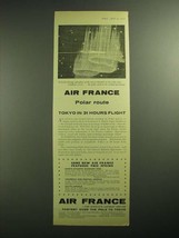 1958 Air France Ad - Polar Route - £14.54 GBP