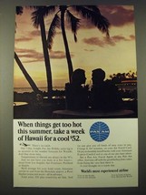 1965 Pan Am Airline Ad - When Things Get Too Hot This Summer - £14.54 GBP