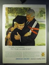 1960 American Airlines Ad - Daddy, I was Heartbroken! - £14.48 GBP