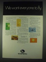 1967 Eastern Airlines Ad - We Want Everyone to Fly - £14.73 GBP