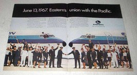 1967 Eastern Airlines Ad - Union With the Pacific - $18.49