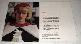 1969 American Airlines Ad - People Like Talking To Me - £14.78 GBP