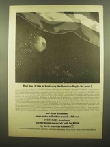 1965 North American Aviation Ad - Hand-Carry The Flag - £14.78 GBP