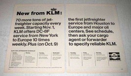 1966 KLM Airlines Ad - New From KLM - £14.27 GBP