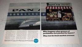 1966 Pan Am Airline Ad - Growers of Perishables - £14.65 GBP