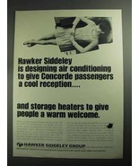 1968 Hawker Siddeley Group Ad - Concorde Passengers - £14.52 GBP