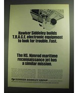 1968 Hawker Siddeley T.R.A.C.E. Equipment Ad - £14.52 GBP