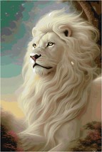 Wildlife White Lion/ Cross Stitch Patterns PDF/ Animals 142 - £7.16 GBP