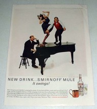 1965 Smirnoff Vodka Ad w/ Skitch Henderson - £13.89 GBP