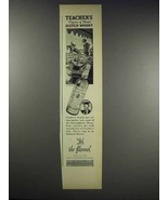 1938 Teacher&#39;s Scotch Ad - £14.72 GBP