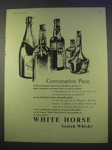 1955 White Horse Scotch Ad - Conversation Piece - £14.77 GBP