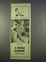 1955 Double Diamond Ale Ad - Works Wonders - £14.61 GBP