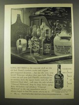1956 Jack Daniel&#39;s Whiskey Ad - Long Retired - £14.77 GBP