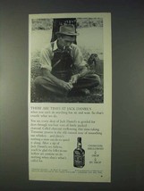 1971 Jack Daniels Whiskey Ad - There Are Times - £14.45 GBP