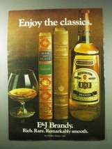 1978 E&J Brandy Ad - Enjoy the Classics - £14.46 GBP