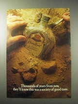 1985 Seagram's Crown Royal Whisky Ad - Years from Now - $18.49
