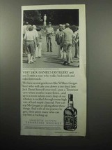 1989 Jack Daniel&#39;s Whiskey Ad - Visit Distillery - £14.74 GBP