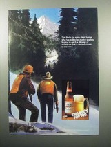 1989 Budweiser Beer Ad - For Every Deer Hunter - $18.49