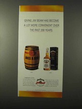 1995 Jim Beam Bourbon Ad - A Lot More Convenient - £14.54 GBP