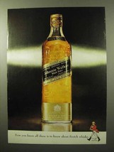 1964 Johnnie Walker Black Label Scotch Ad - You Know - $18.49