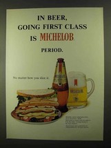 1968 Michelob Beer Ad - Going First Class - £14.78 GBP