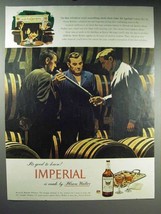 1947 Hiram Walker Imperial Whiskey Ad - Ageing - £14.50 GBP