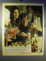 1970 Smirnoff Vodka Ad - Football Brunch - £14.56 GBP