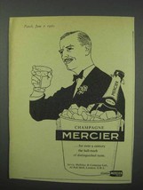 1960 Mercier Champagne Ad - Distinguished Taste - £14.65 GBP