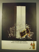 1963 Johnnie Walker Black Label Scotch Ad - Give Gift - £14.87 GBP