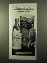 1971 Seagram&#39;s Extra Dry Gin Ad - Martini Drinker - £14.44 GBP