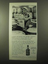1971 Jack Daniel's Whiskey Ad - Moore County News - £14.54 GBP