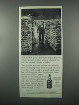 1982 Jack Daniels Whiskey Ad - We Burn a Few Ricks - £14.45 GBP