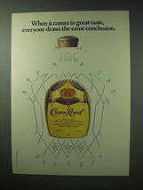 1983 Seagram's Crown Royal Whisky Ad - Conclusion - £14.54 GBP