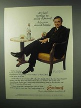 1983 Smirnoff Vodka Ad - My Hotel Recognizes Quality - £14.52 GBP