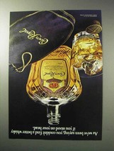 1986 Seagram's Crown Royal Whisky Ad - Stood on Head - £14.54 GBP