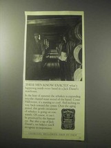 1985 Jack Daniel&#39;s Whiskey Ad - These Men Know Exactly - $18.49