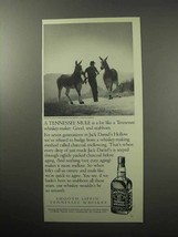 1987 Jack Daniel's Whiskey Ad - A Tennessee Mule - $18.49