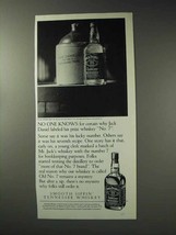 1992 Jack Daniels Whiskey Ad - No One Knows - $18.49
