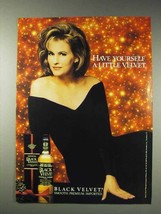 1991 Black Velvet Whisky Ad - Have Yourself A Little - £14.48 GBP