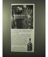 1995 Jack Daniel&#39;s Whiskey Ad - This Simple Sign - £14.52 GBP